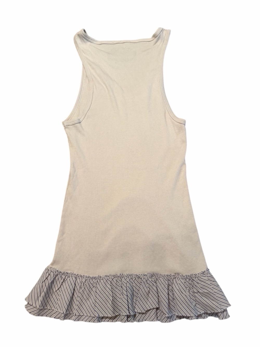 The Beatles Let It Be Womens Tank Rockabilia Rhinestone Graphic Ruffle Hem S M - Picture 8 of 8